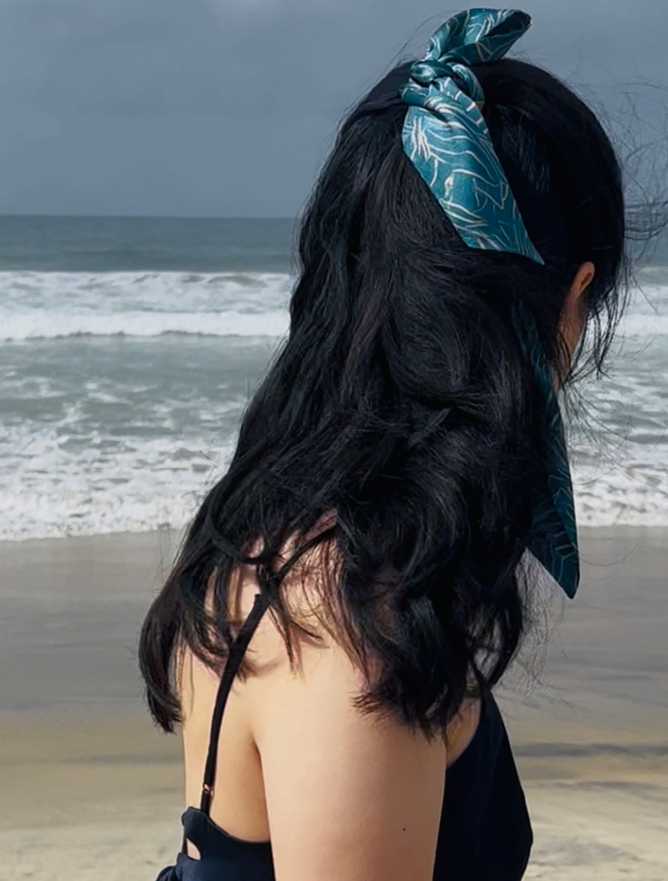 Spring Mountains Silk Twilly