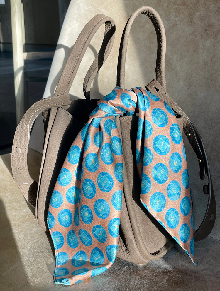 Inscription Silk Scarf